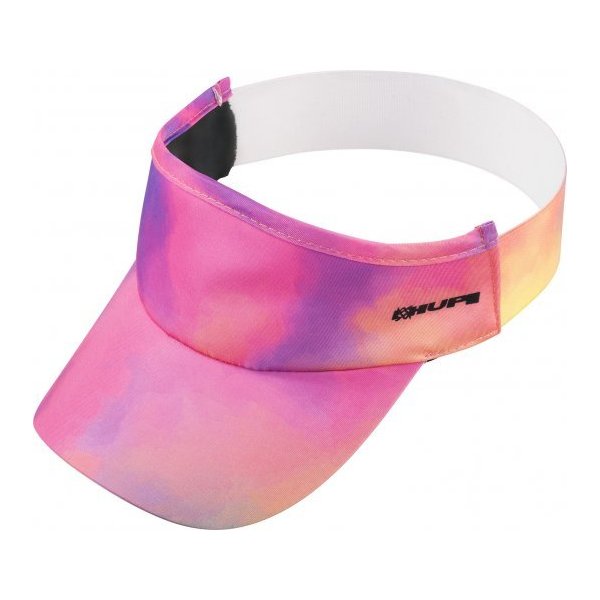 viseira para corrida hupi tie dye rosa roxo 7605