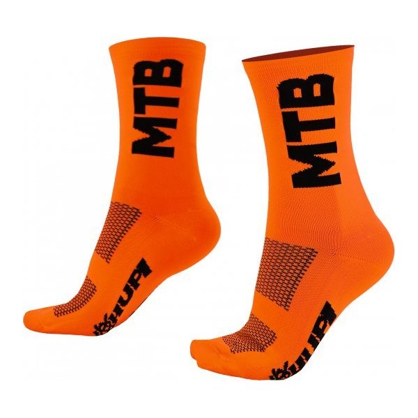 meia hupi mtb 2 laranja 9485