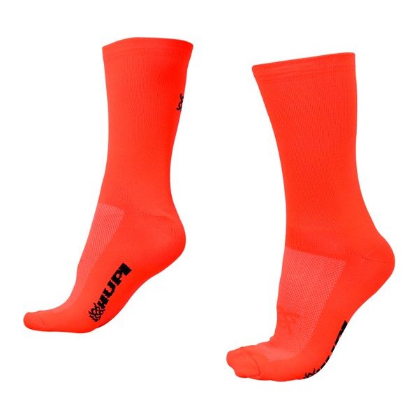 meia hupi lisa alaranjado neon 16547