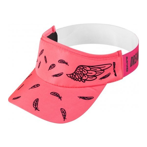 viseira para corrida hupi asas pink 5574