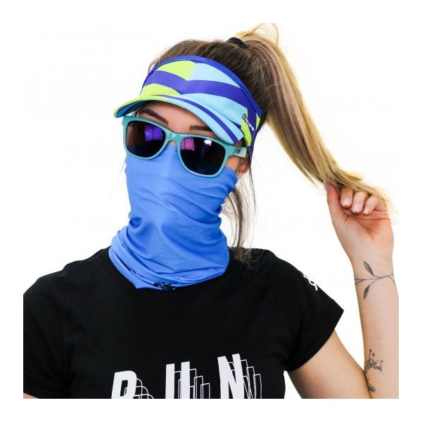 viseira para corrida hupi azul 6960