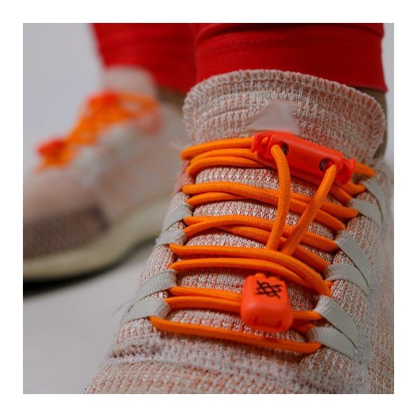 cadarco elastico hupi laces laranja neon liso 23929