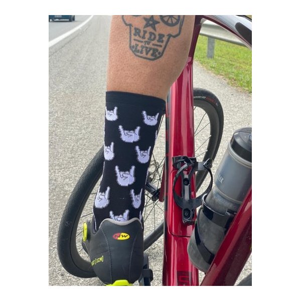 meia hupi rockinho preto 8306