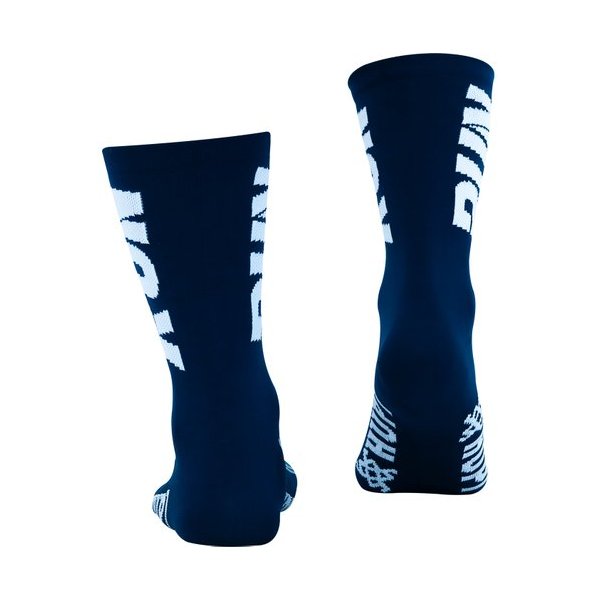 meia hupi run azul marinho branco 22167