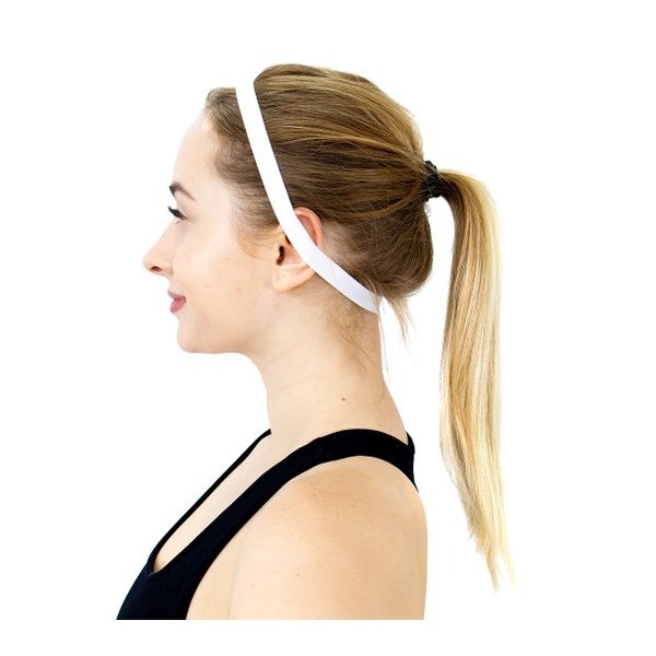 faixa de cabelo hupi lateral branco