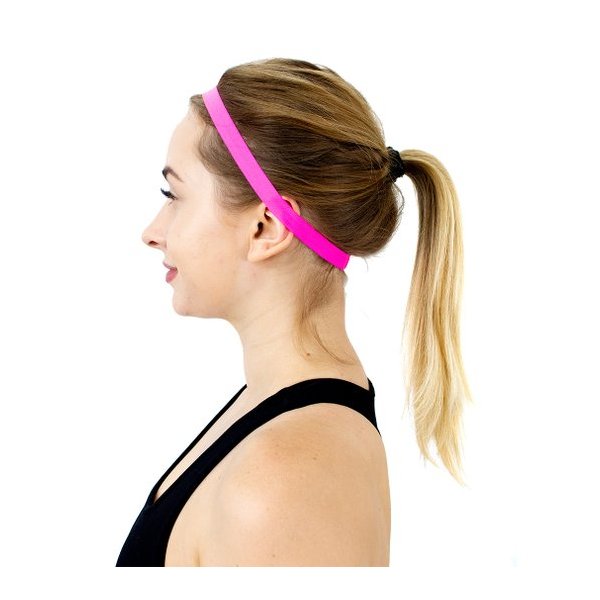 faixa de cabelo hupi lateral pink rosa