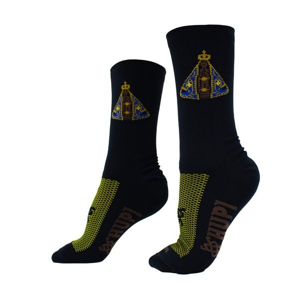 meia hupi nossa senhora aparecida preto 648c6c4036677