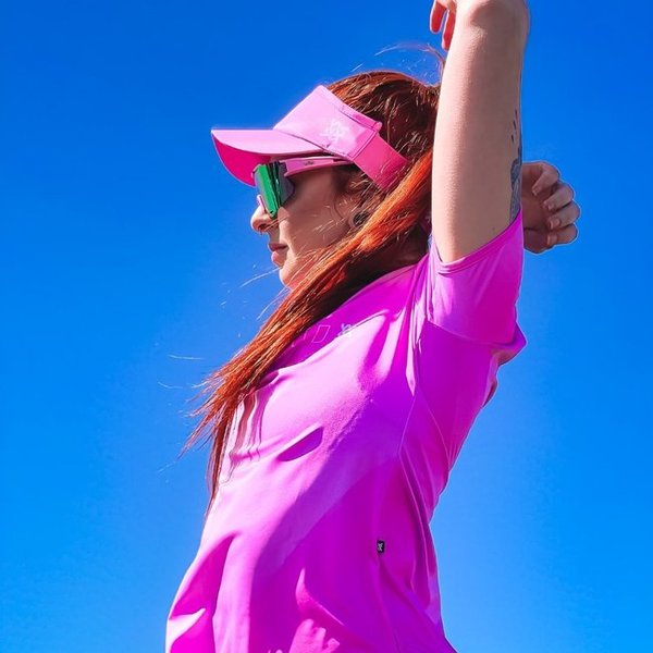 viseira hupi rosa liso 64497f7300c24