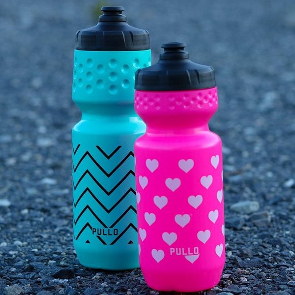 garrafa pullo my heart rosa 600ml 11091