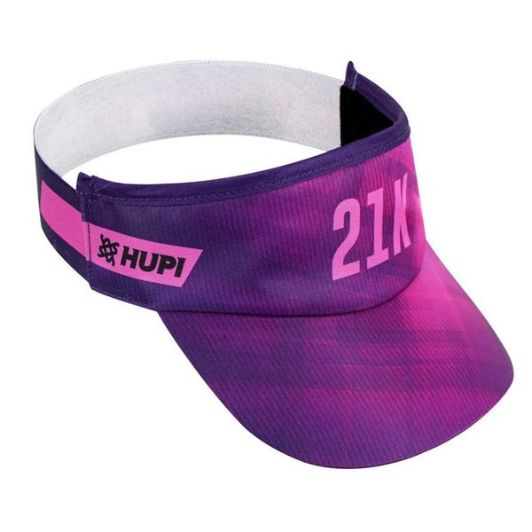 viseira para corrida hupi 21k blurry rosa 647a13ea5b41d