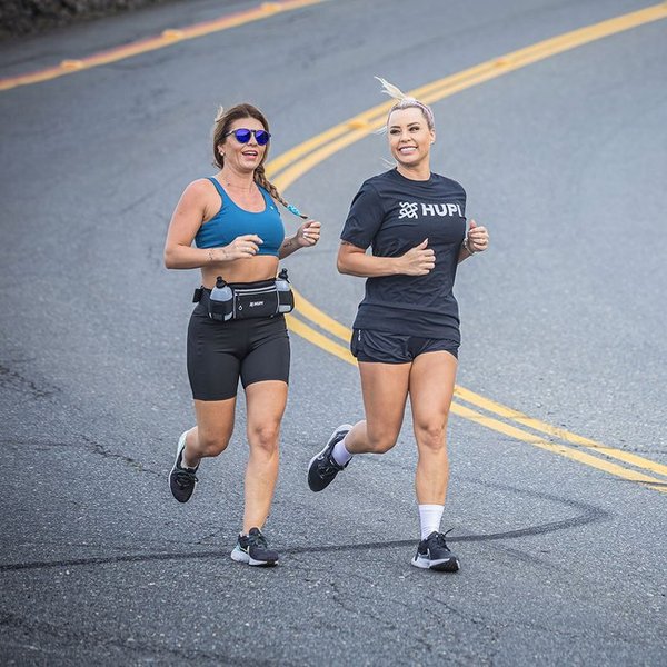 cinto de hidratacao hupi running com 2 garrafas e pochete preto 656ddbb1e877f