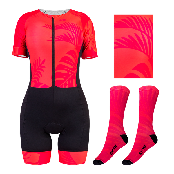 kit macaquinho de ciclismo miami mc