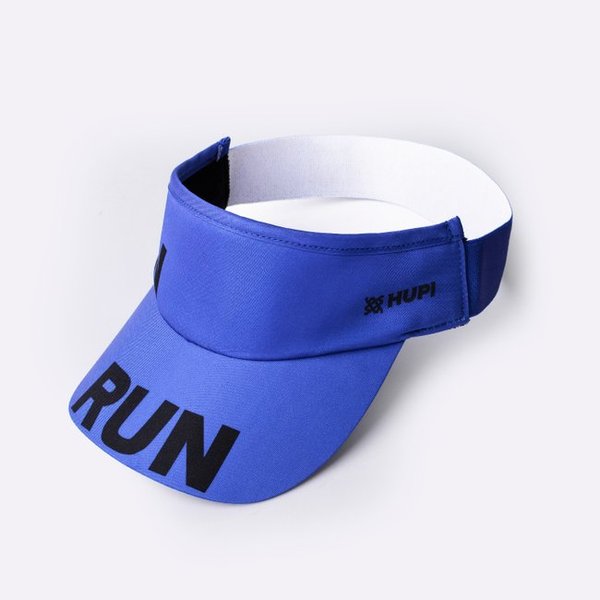 viseira para corrida hupi run azul liso 66aa8c1449581