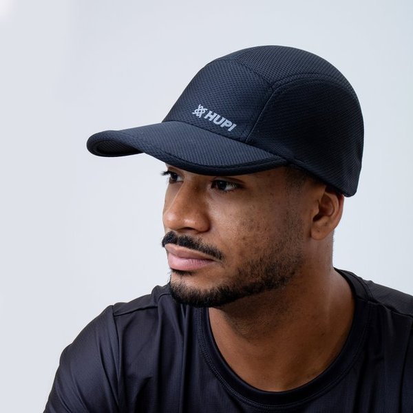 bone uv com protecao solar hupi sun dry preto 6807cb38823ae