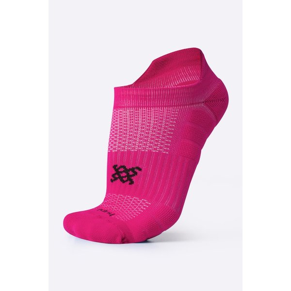 meia curta para corrida hupi running pro invisivel rosa magenta 65ca25a83eeb1