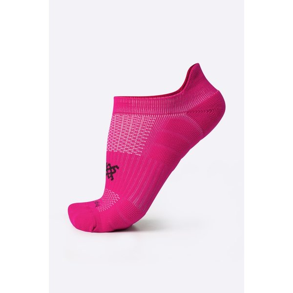 meia curta para corrida hupi running pro invisivel rosa magenta 65ca25a6129aa
