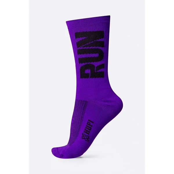 meia de corrida hupi run roxo preto 68471043e88ff