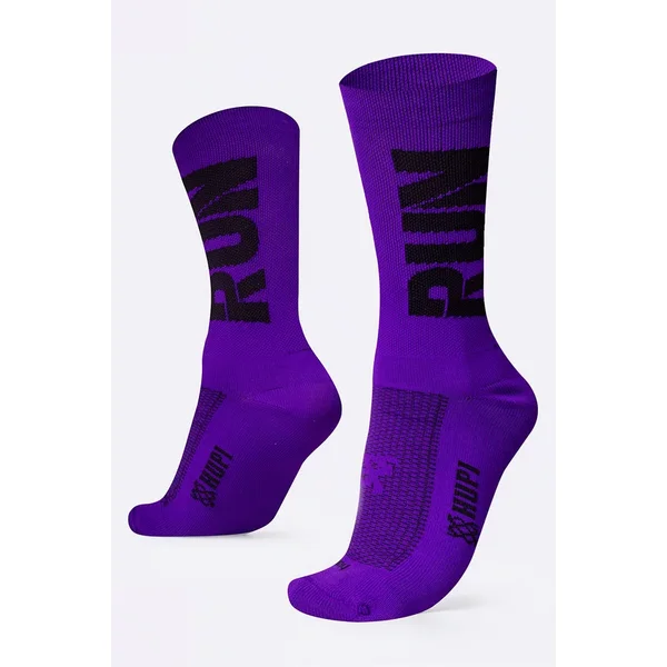 meia de corrida hupi run roxo preto 684710499fa6f