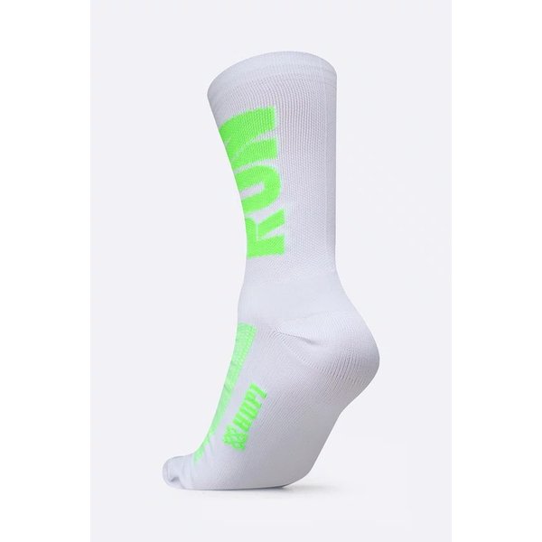meia corrida hupi run branco verde 6841ccebb2c26