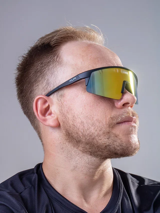 oculos hupi champs preto lente dourado espelhado 69b843c276787