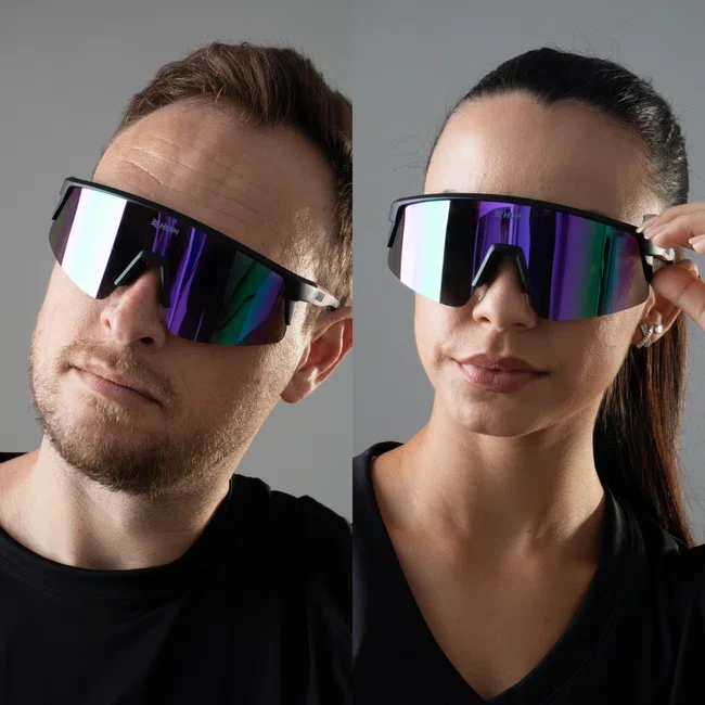 oculos hupi sprint preto e roxo lente roxo espelhado 69ab308fbf638